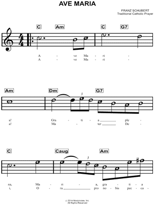 Ave Maria Sheet Music